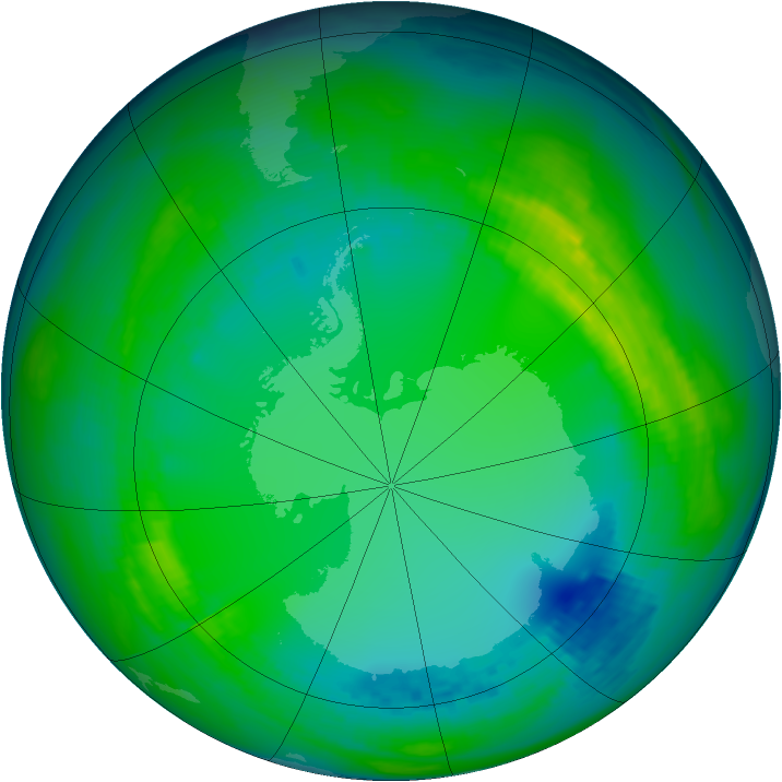 Ozone Map 2002-07-25
